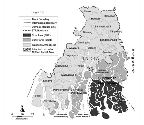 Sundarbans National Park Map